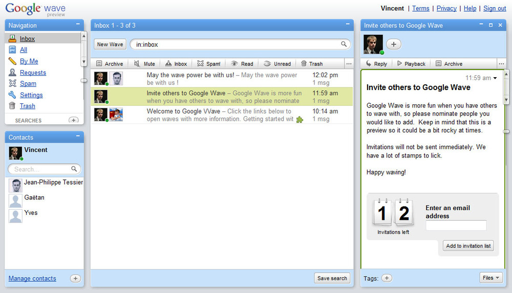Invitation à tester Google Wave : obtenez 50 invitations gratuites !