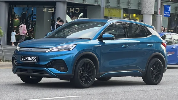 SJR1145S (fictionalized license plate), a privately operated BYD Atto 3. Photo taken on 2024/9/3.