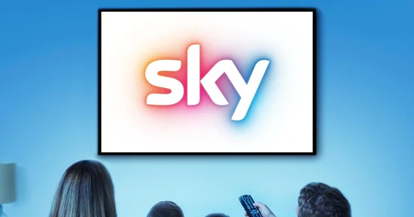 TV screen displaying Disney Cinema channel logo on Sky box interface
