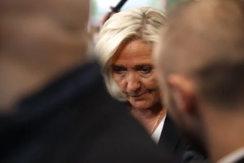 Marine Le Pen, à Paris, le 1er mars 2025