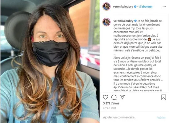 Veronika Loubry : pourquoi l'animatrice a failli devenir aveugle