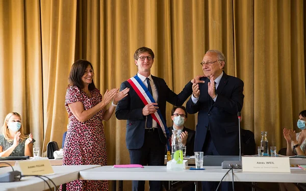 Anne Hidalgo, Ariel Weil et Pierre Aidenbaum
