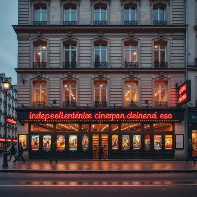 Vue de la 48e cérémonie des César avec les invités sur scène et le public