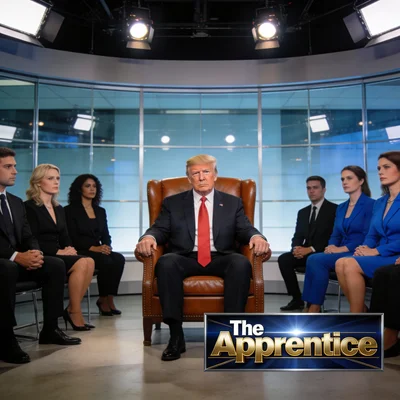 Scène de l'émission The Apprentice