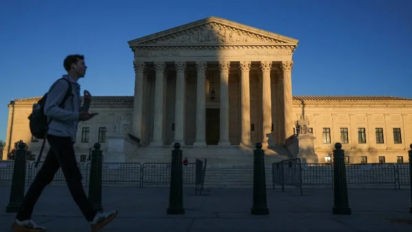 La Cour suprême des États-Unis à Washington, institution au cœur de la décision sur les droits de douane.