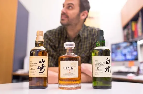 Suntory Hakushu, Hibiki et Yamazaki testés par le foodiste Andrew Knowlton
