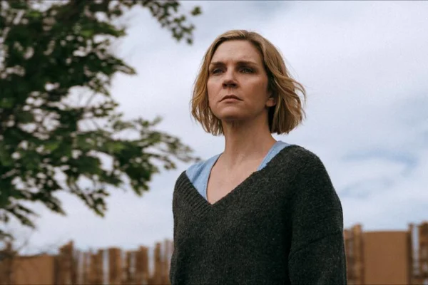 Rhea Seehorn in "Pluribus," premiering November 7, 2025 on Apple TV+.