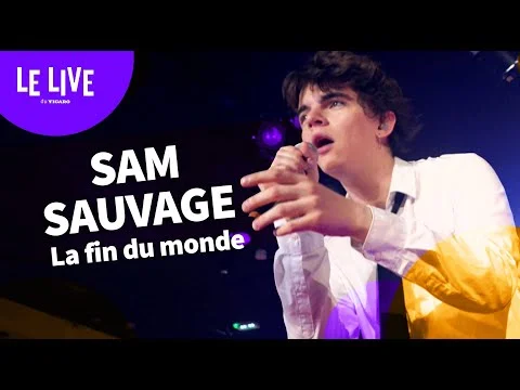 Sam Sauvage en live au Figaro pour interpréter La fin du monde