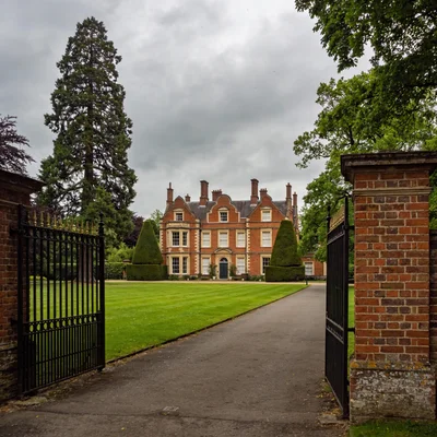 Exterior view of Royal Lodge, Windsor.