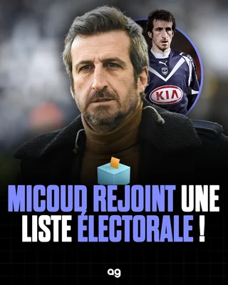 Infographie annonçant le ralliement de Johan Micoud à la liste de Philippe Dessertine pour les municipales 2026.