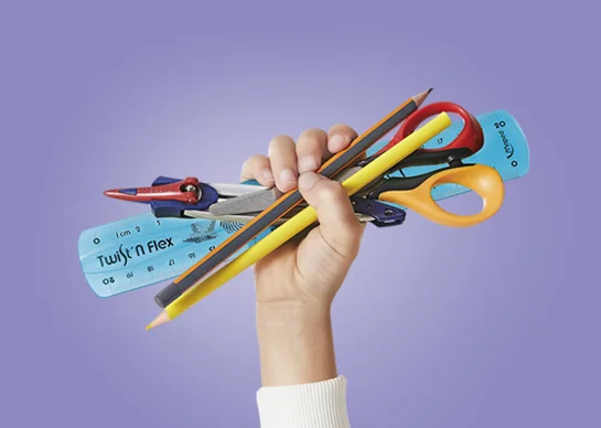 Fournitures scolaires de la marque Maped.