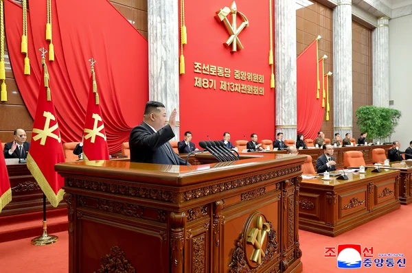 Kim Jong Un presides over plenary meeting of the ruling Workers' Party