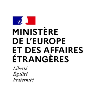 Logo du Ministère de l'Europe et des Affaires étrangères avec la devise Liberté Égalité Fraternité.