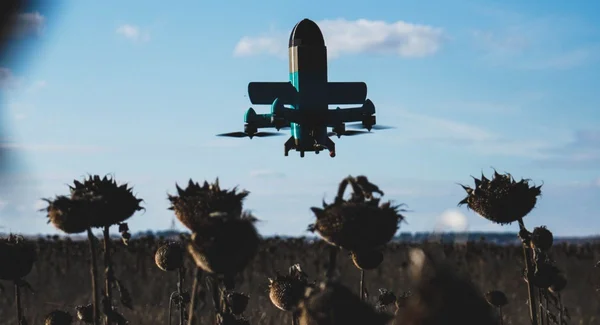 Un drone intercepteur Sting utilisé par l'Ukraine pour contrer les attaques de drones Shahed russes