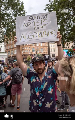 Manifestation contre l'intelligence artificielle Banque de photographies et d'images à haute résolution - Alamy