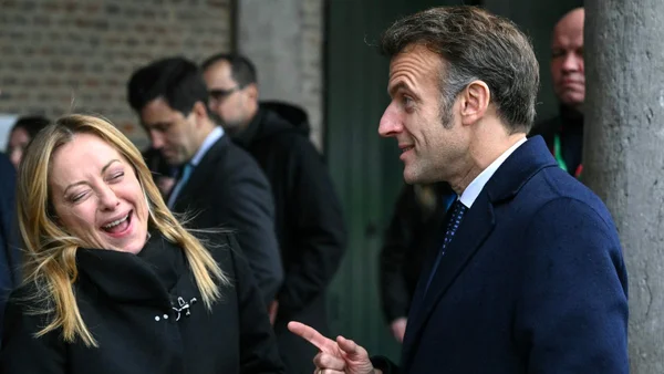 French President Emmanuel Macron and Italian Prime Minister Giorgia Meloni engage in a diplomatic dispute