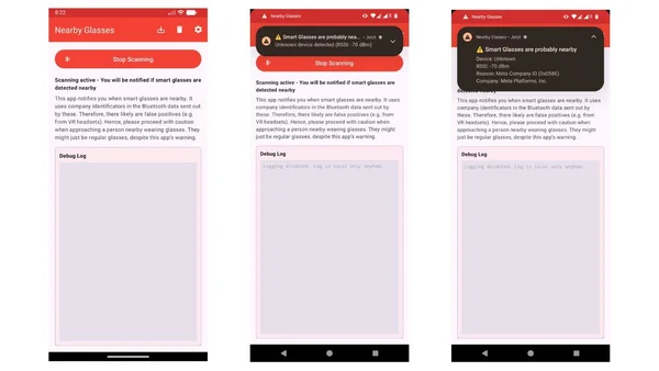 Peur d'être filmé à votre insu ? Cette nouvelle app fait la chasse aux lunettes connectées