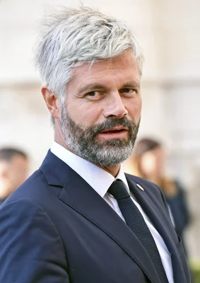 Laurent Wauquiez lors d'une allocution formelle.