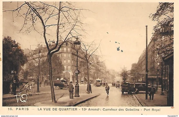 PARIS 13eme   - ( 75 ) -  Carrefour Des Gobelins - Arrondissement: 13