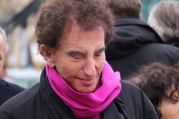 L'ex-ministre de la Culture et ancien dirigeant de l'Institut du monde arabe, Jack Lang, le 14 avril 2025 à Paris