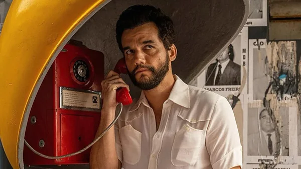 Wagner Moura in a scene from I'm Still Here, the film earning him an Oscar nomination.