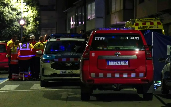 Un véhicule de pompier et une ambulance sur place lors de l'intervention