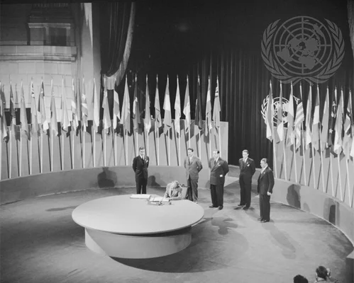 The San Francisco Conference, 25 April - 26 June 1945: Panama Signs the United Nations Charter