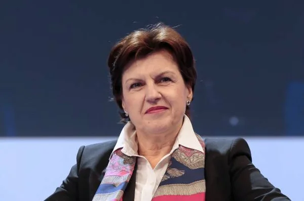 Editorial photos of Annie Genevard from Getty Images, possibly at events or public functions