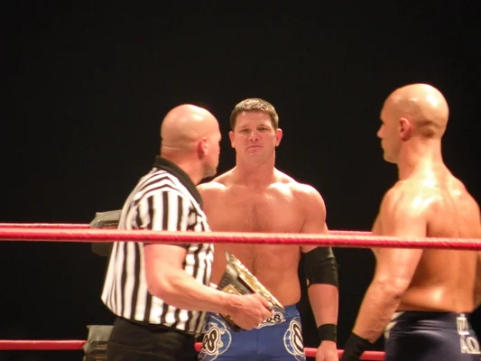 AJ Styles performs in TNA in 2010.