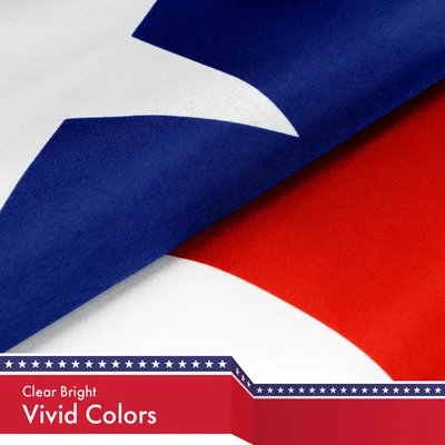 Visual representation of the Puerto Rico and USA flags side by side.