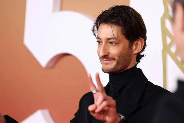 Pierre Niney arrives at the 50th Cesar Film Awards at L'Olympia on February 28, 2025 in Paris, France.