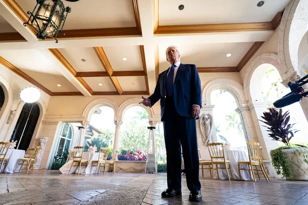 Carte satellite du Trump International Golf Club à West Palm Beach, en Floride, créée après la tentative d'assassinat contre Donald Trump.