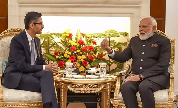 Rencontre Modi-Pichai : 15 milliards de dollars pour l'IA en Inde