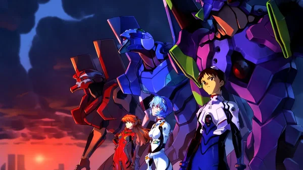 Les trois pilotes d'Evangelion et leurs mechas dans une nouvelle série annoncée avec Yoko Taro