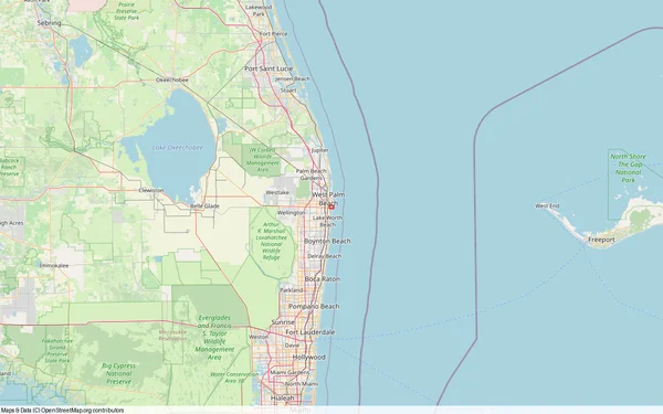 Localisation de Mar-a-Lago, Palm Beach