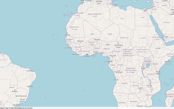 Localisation de Côte d'Ivoire