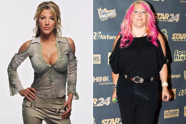 Loana Petrucciani sur un fond bleu flou.