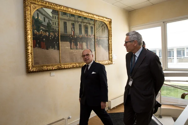 Conférence de Bernard Cazeneuve, ancien Premier ministre de France, à l'École Polytechnique.