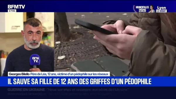 Reportage sur le père qui a sauvé sa fille d'un pédophile sur les réseaux sociaux