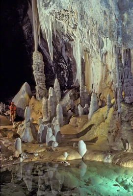 La grotte de Lechuguilla et ses formations géologiques spectaculaires.