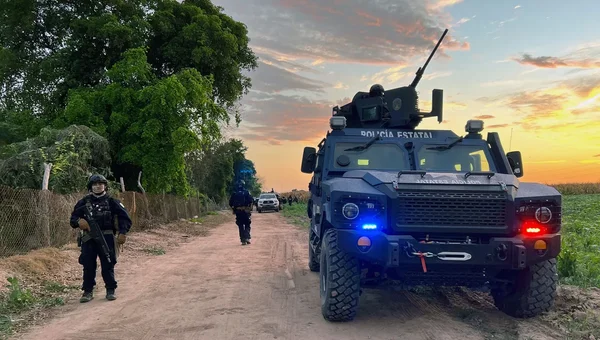 Véhicule de la police municipale au Sinaloa