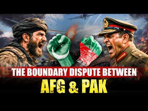 Illustration graphique du différend frontalier entre l'Afghanistan et le Pakistan.