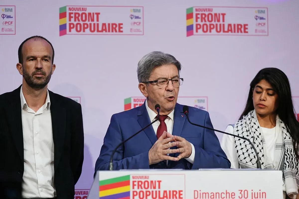 Déclaration de représentants du Nouveau Front Populaire après le vote.