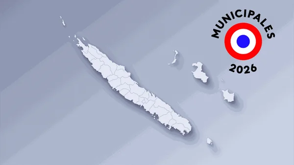 Carte des résultats des municipales 2026 par commune en Nouvelle-Calédonie.