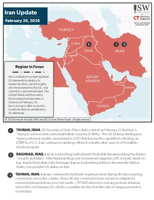 Graphique d'actualité montrant deux hommes et une skyline enfumée