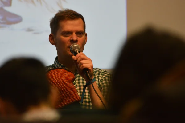 Joff Winterhart participant à la Rencontre Comment raconter l'intimité au Festival d'Angoulême 2019.