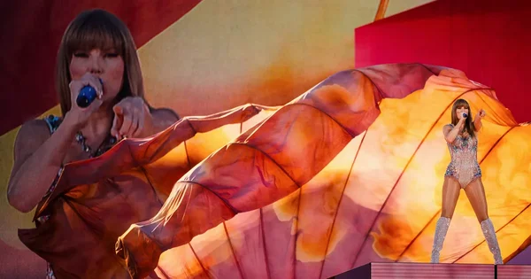 Taylor Swift lors d'une performance musicale sur scène.