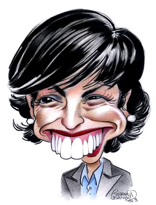 Rachida Dati s'exprimant au micro