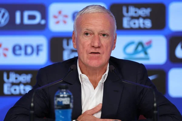 Didier Deschamps lors de l'annonce de sa liste.