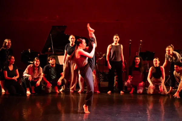 Une performance de danseur sur la scène du Festival #3 du PSPBB au Théâtre de La Concorde.